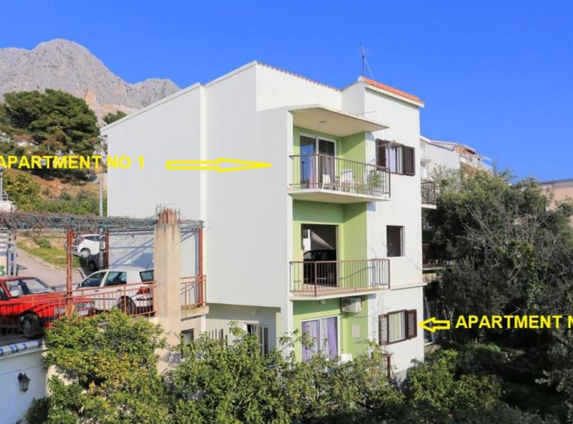 Apartments Roscic Podgora Eksteriør billede