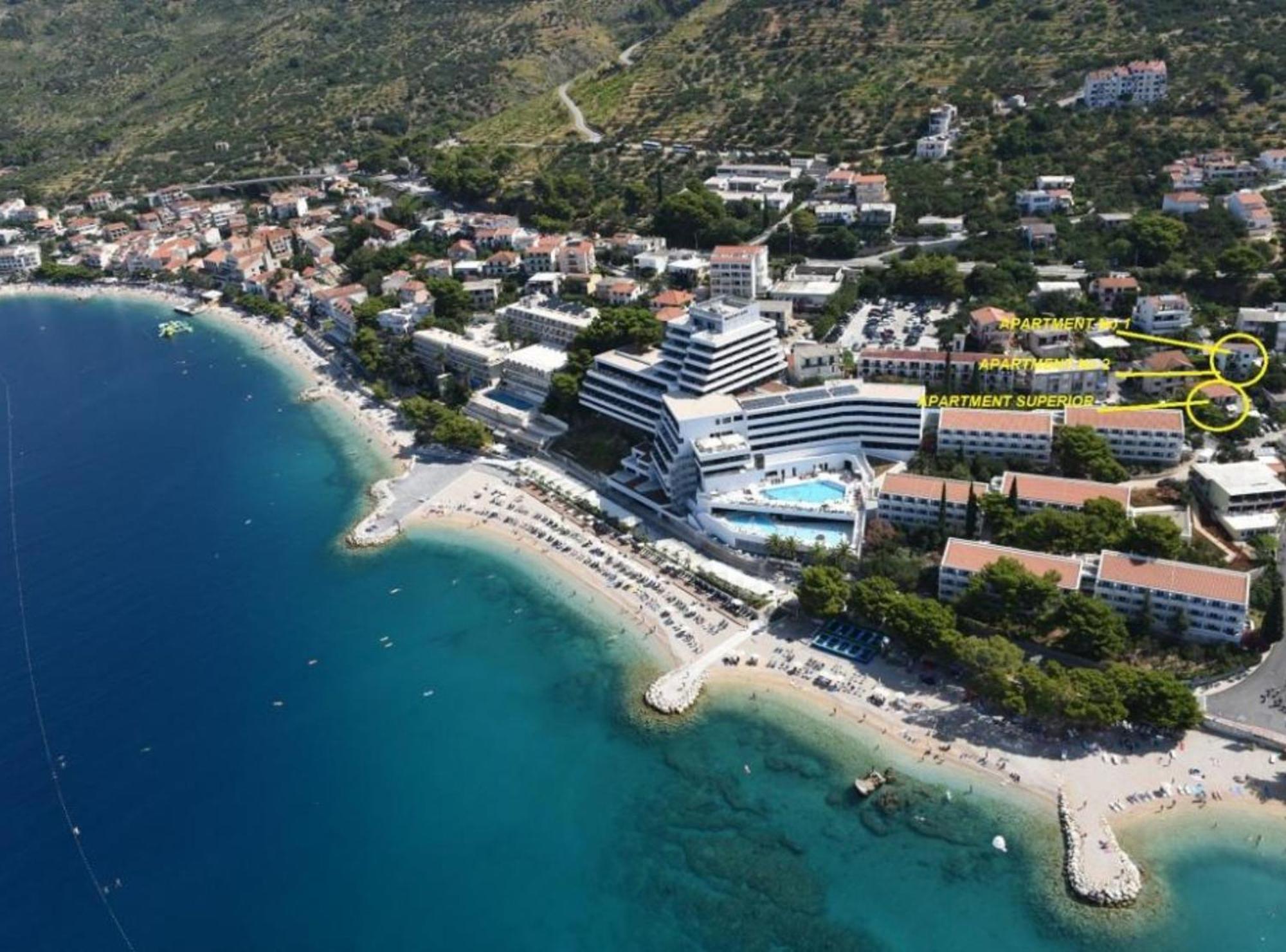 Apartments Roscic Podgora Eksteriør billede